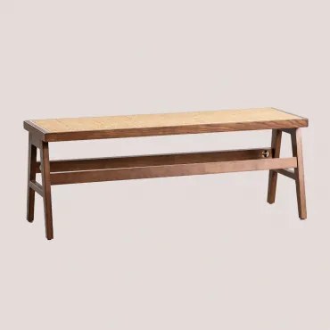 Panca in legno di frassino Lali Legno Scuro - Sklum