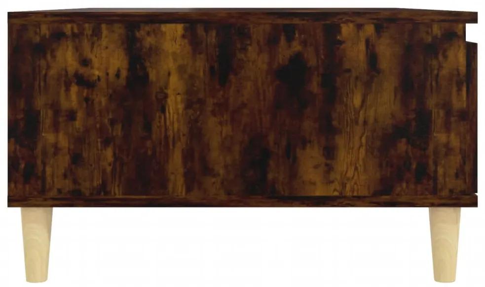 Tavolino da Salotto Rovere Fumo 90x60x35 cm in Truciolato