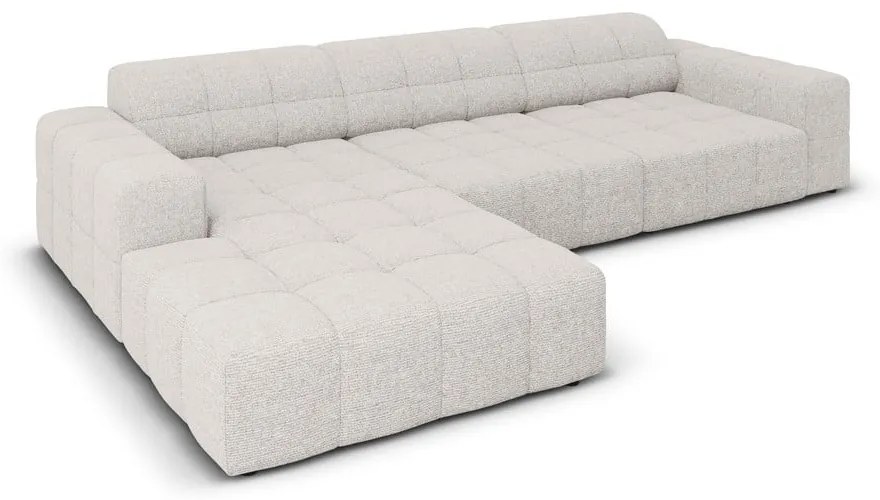 Divano angolare grigio chiaro (angolo sinistro) Chicago - Cosmopolitan Design