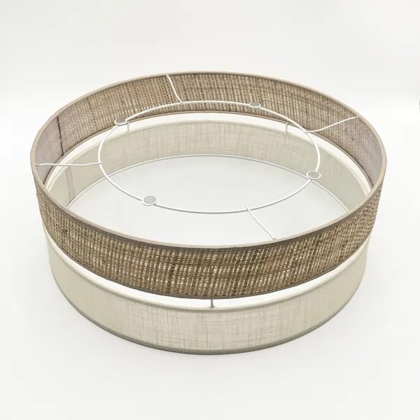 Plafoniera LED SIRJA BOHO LED/36W/230V Ø 45 cm beige/crema