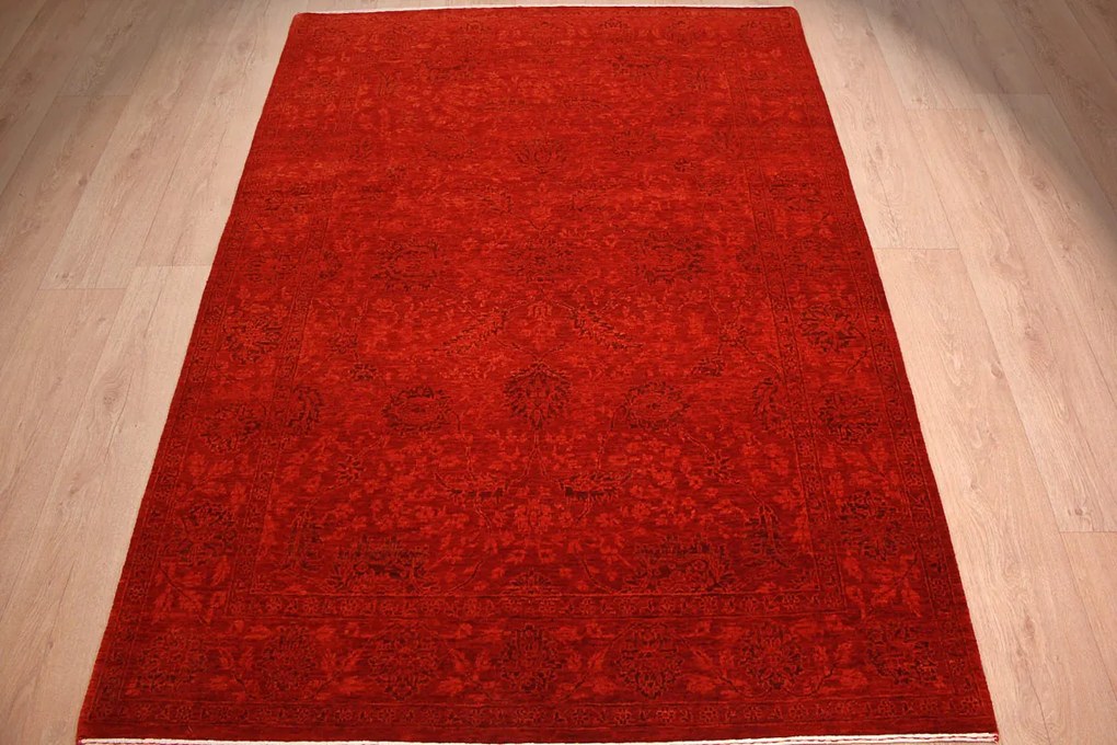Persian Tappeto 140x200 (Indian) Annodato A Mano