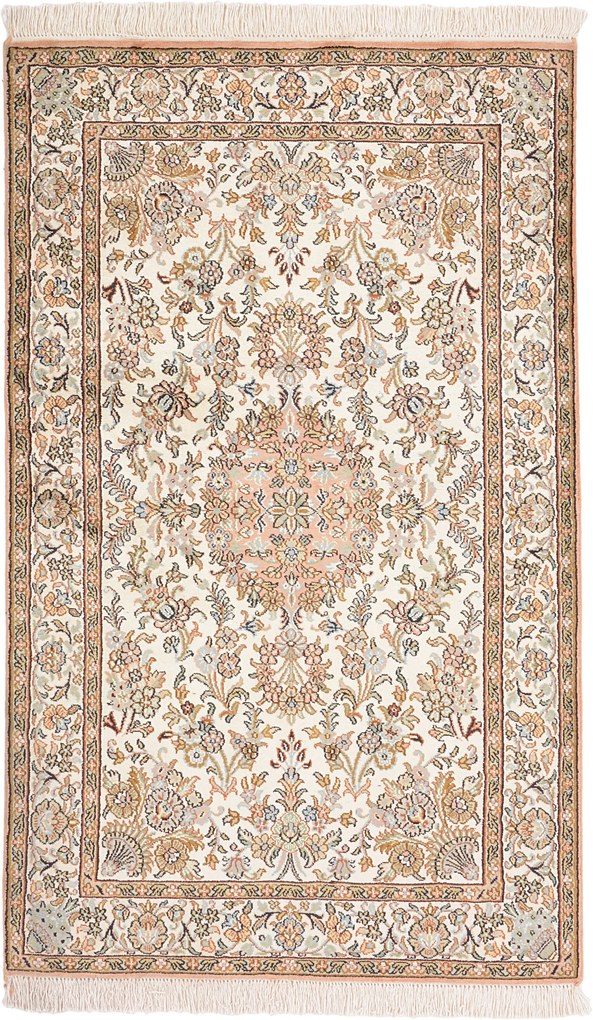 Cashmere Silk Tappeto orientale 130 x 80 (Indian) Annodato A Mano
