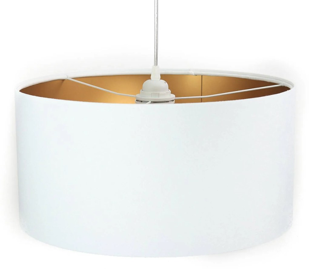 Lampada a sospensione Salina Maco Design, dimmerabile, Bianco / Opale, Soggiorno / Sala da pranzo, Tessuto / Stoffa / Seta, Moderno, Lampada a sospensione