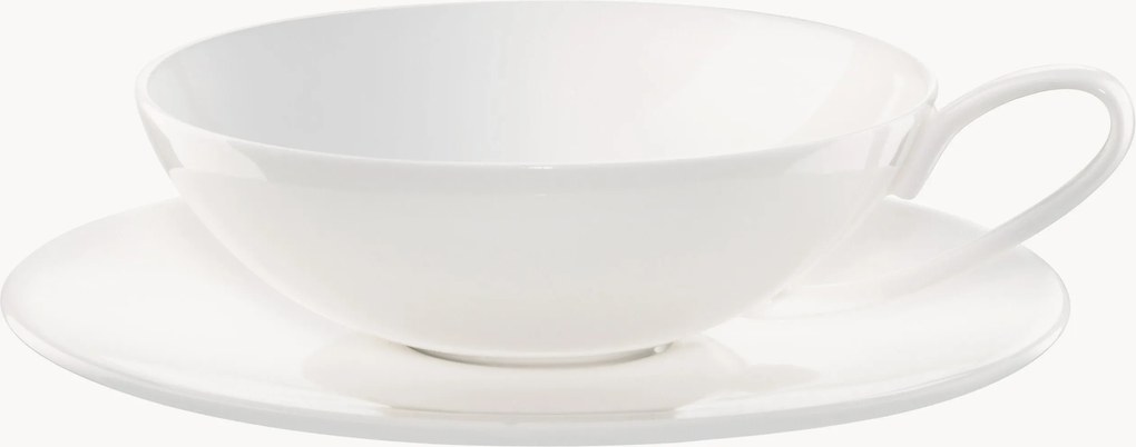 Tazza con piattino in Fine Bone China Patricia