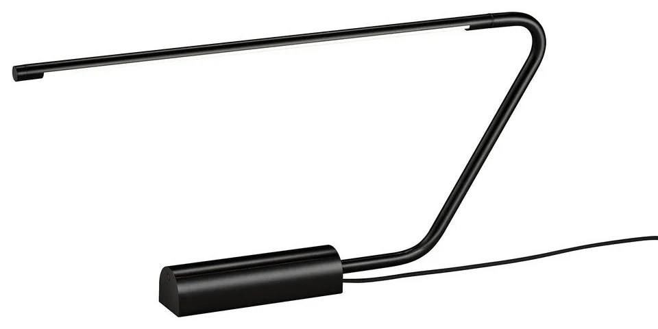 Lampada da tavolo LED nera (altezza totale 33 cm) Olea – Trio Select