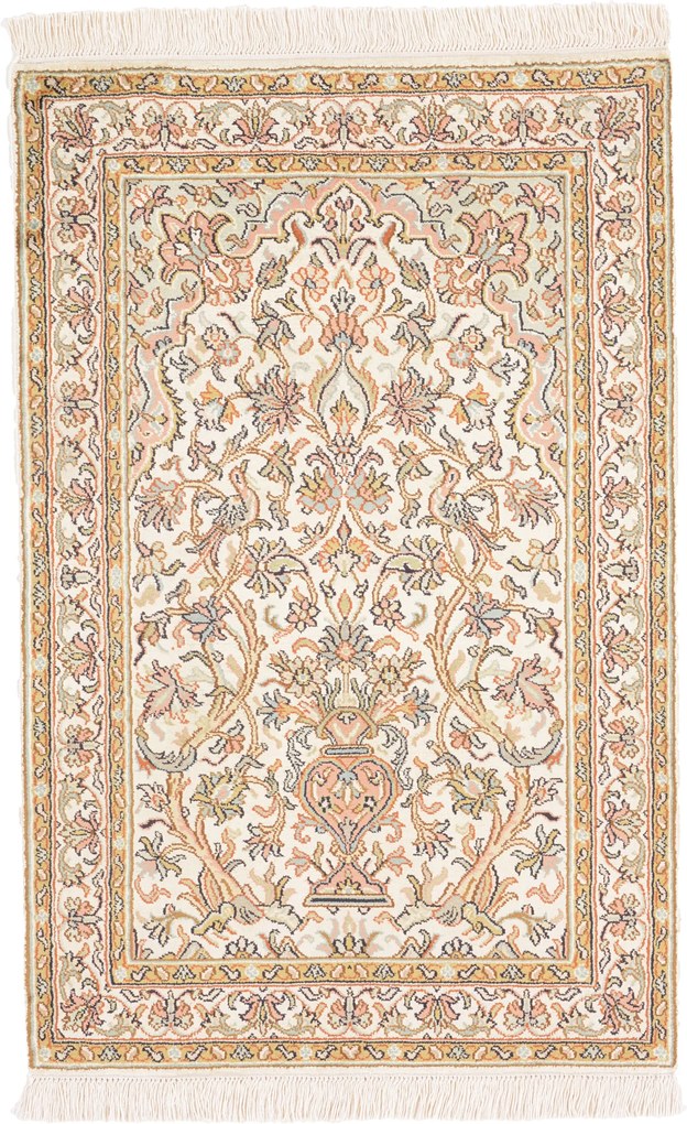 Cashmere Silk Tappeto orientale 100 x 60 (Indian) Annodato A Mano
