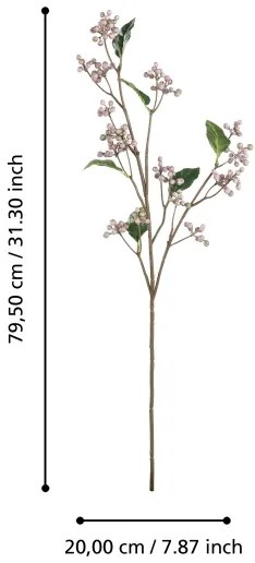 Eglo 428379 - Fiore artificiale ETAYA 79,5 cm rosa