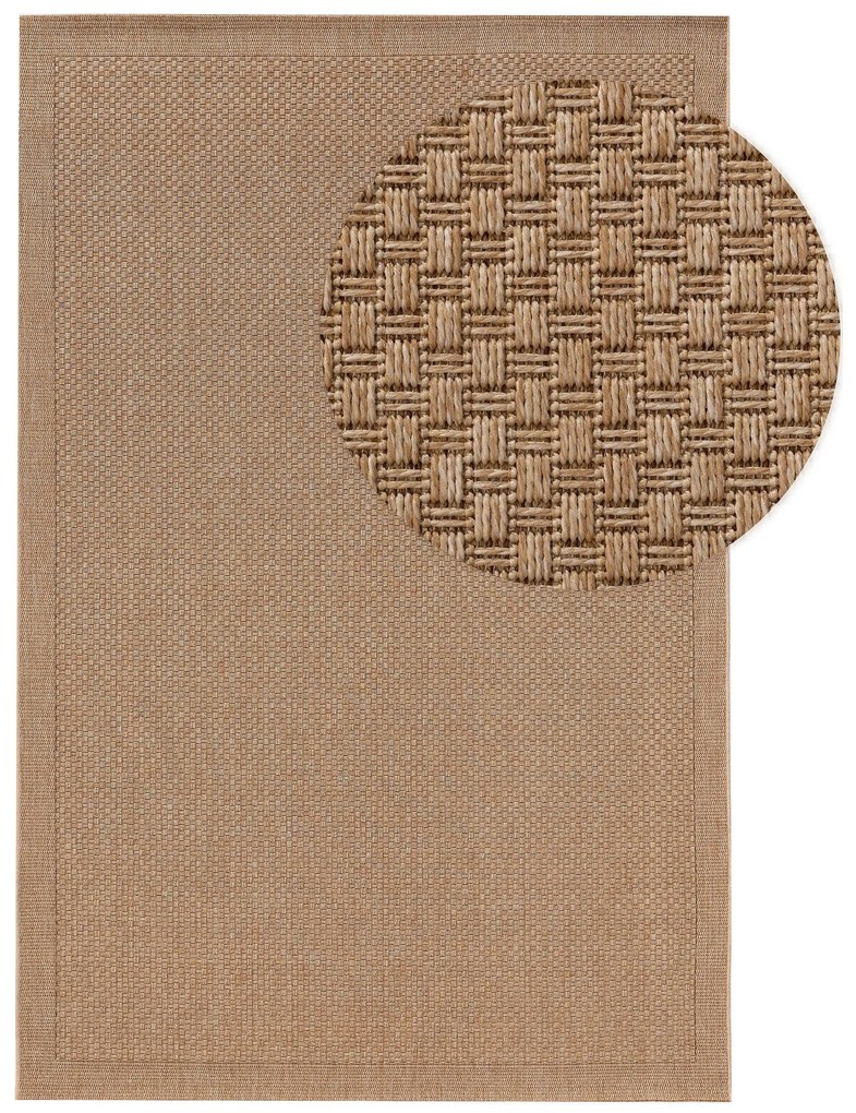 benuta Nest Tappeto per interno ed esterno Naoto Beige 120x170 cm - Tappeto outdoor per balcone, terrazzo e giardino