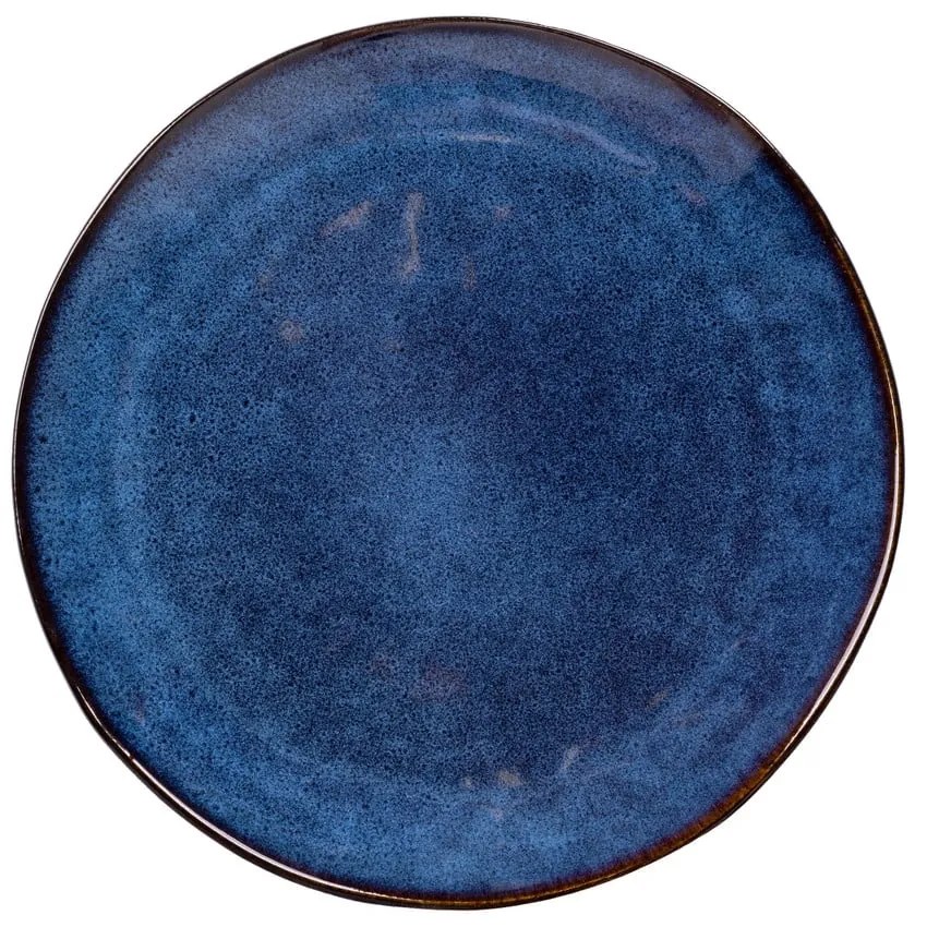 Set da pranzo in gres blu scuro 24 pezzi Glosia - Bonami Selection