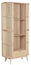 Scaffale Home ESPRIT Naturale Rattan Abete 88 x 36 x 180 cm