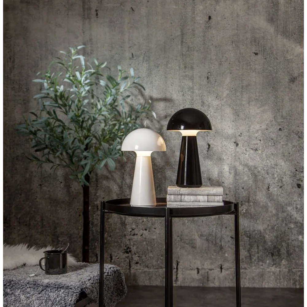 Lampada da tavolo dimmerabile a LED nera (altezza 28 cm) Mushroom - Star Trading