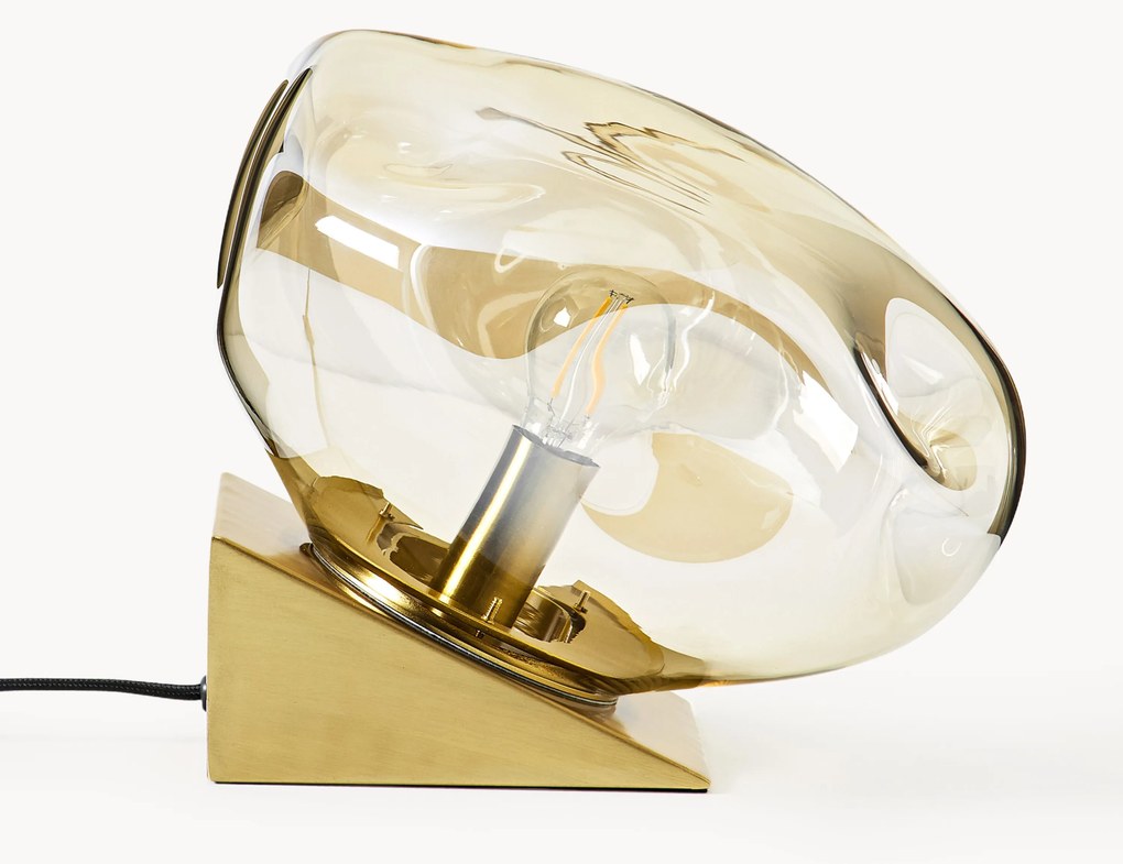 Lampada da tavolo piccola in vetro Amora
