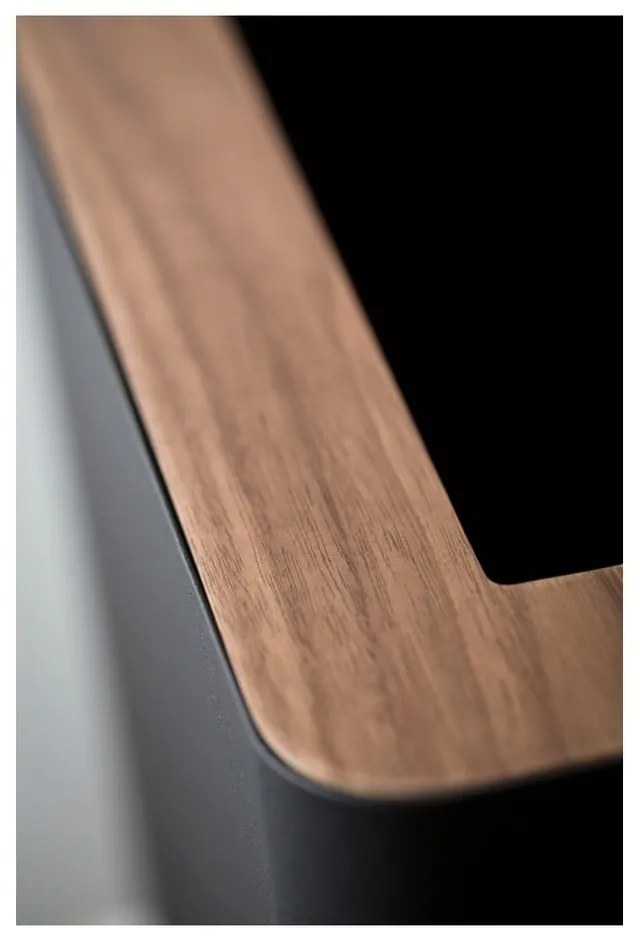 Cestino nero quadrato Rin - YAMAZAKI