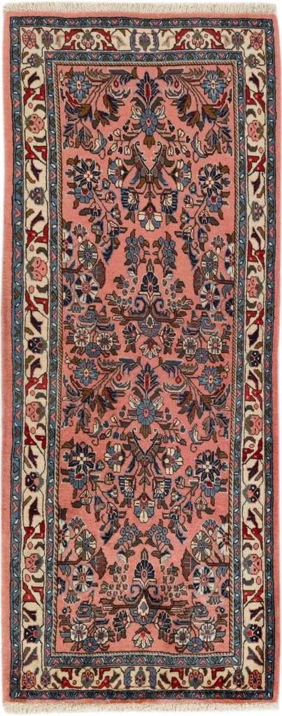 Sarouk Tappeto 80x210 (Iran) Annodato A Mano