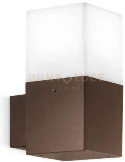 Ges420- applique per esterni ruggine 1 luce attacco e27 ip44