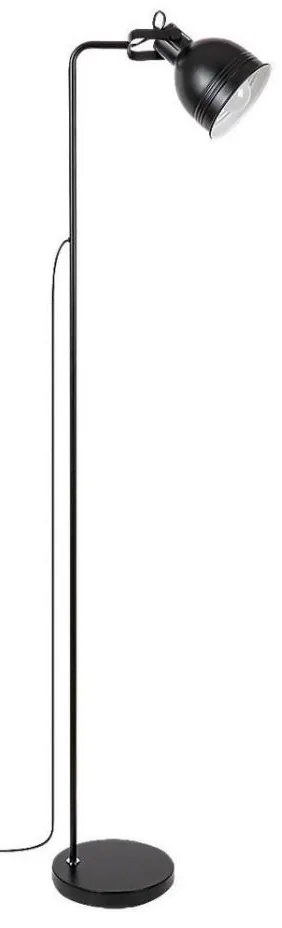 Rabalux 2242 - Lampada da terra FLINT 1xE27/40W/230V nero
