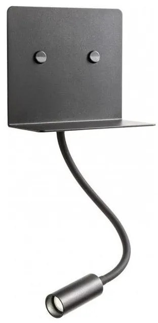 Redo 01-3211 - Applique a LED MOKA LED/6W + LED/3W/230V CRI90 nero