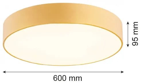 Argon 2081 - Plafoniera DARLING 5xE27/15W/230V oro