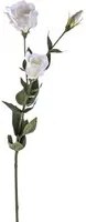 Set 8 Lisianthus Artificiali Composto da 3 Fiori Altezza 75 cm Bianco