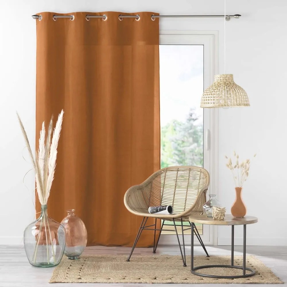 Tenda marrone in microfibra 140x260 cm Absolu – douceur d'intérieur