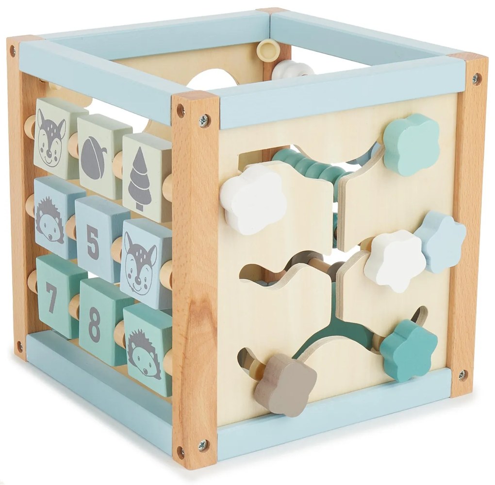 Bieco - Cubo motorio con labirinto - animali del bosco