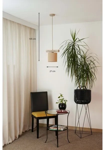 Brilagi - Lampadario a sospensione con filo FOREST 1xE27/15W/230V pino/marrone