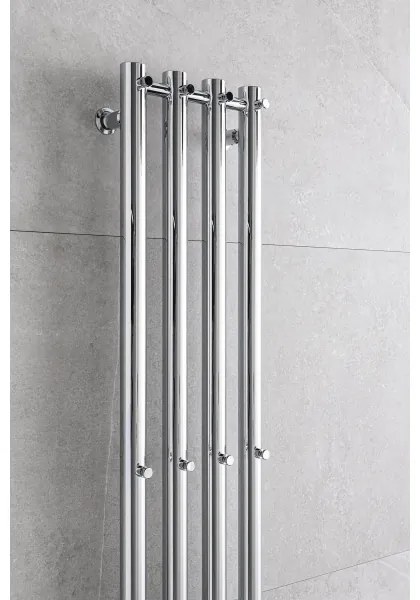 P.M.H. R2C - ROSENDAL Scalda asciugamani da bagno a scala 350 W 150 cm cromo lucido