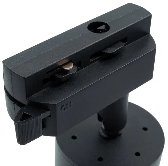 Faretto MICA per sistema a binario 1xGU10/25W/230V Monofase nero