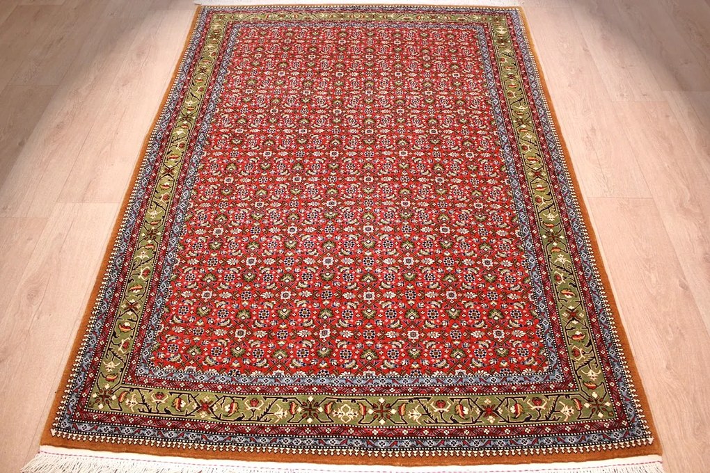 Ghom Tappeto 210x140 (Iran) Annodato A Mano