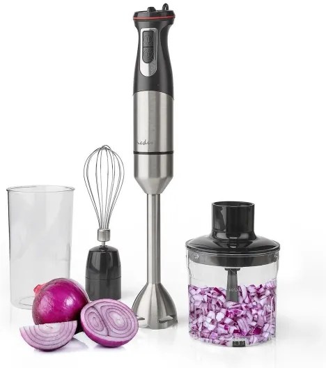 Nedis KAHB400CAL - Frullatore 4in1 800W/230V acciaio inossidabile