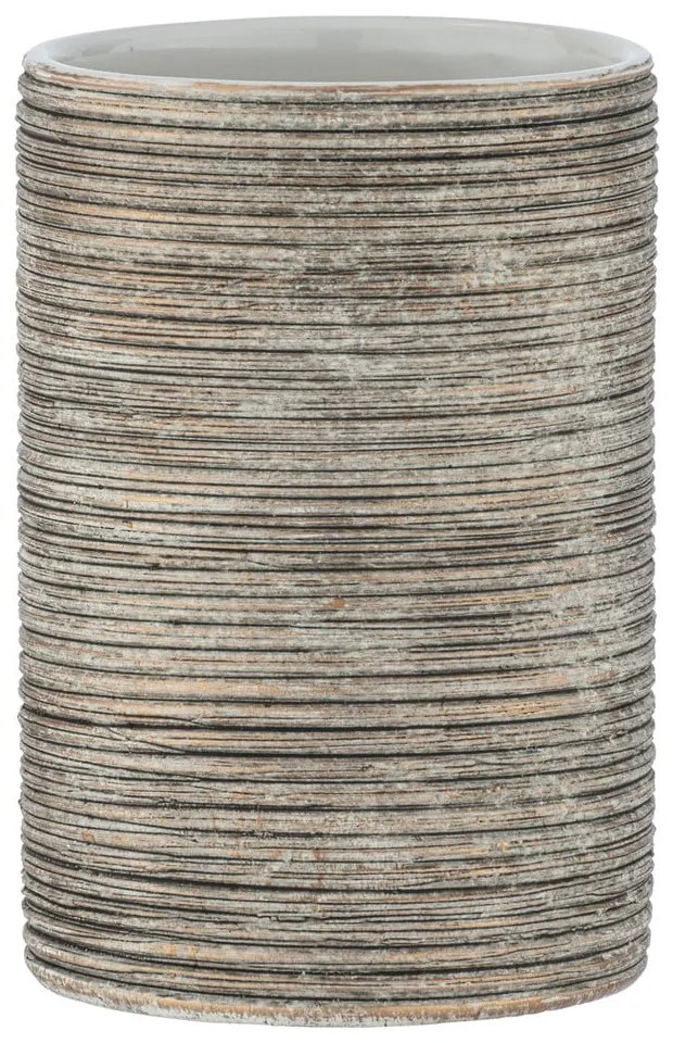 Tazza in ceramica marrone per spazzolini da denti Fedio - Wenko