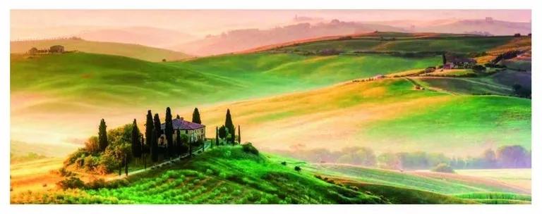 Stampa su tela Colline Toscane, multicolore 160 x 60 cm