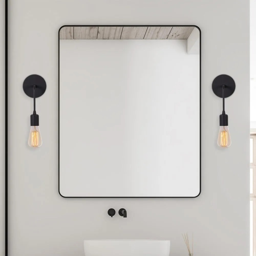 Lampada da parete nero opaco Dartini - Opviq lights