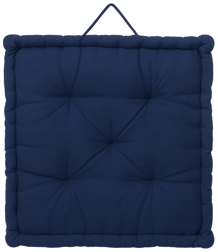 Cuscino materasso 60x60 cm blu