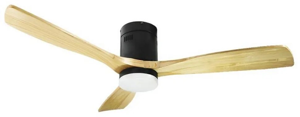 Lampadario Ventilatore da soffitto Black Energy 18W illuminazione Led regolabile con telecomando M LEDME