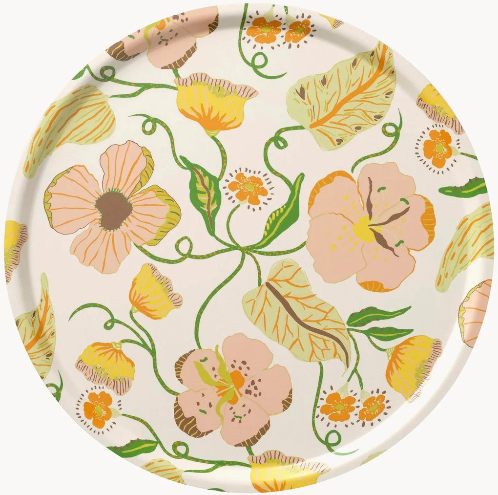 Vassoio decorativo in betulla fatto a mano Hilma