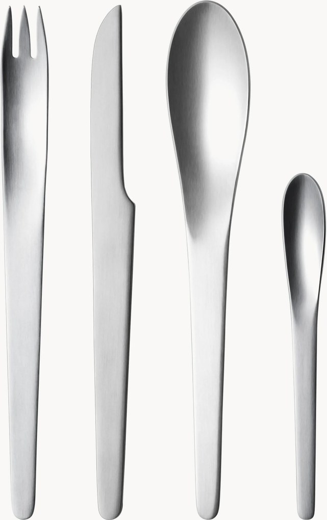 Servizio di posate lucidate a specchio Arne Jacobsen, varie misure