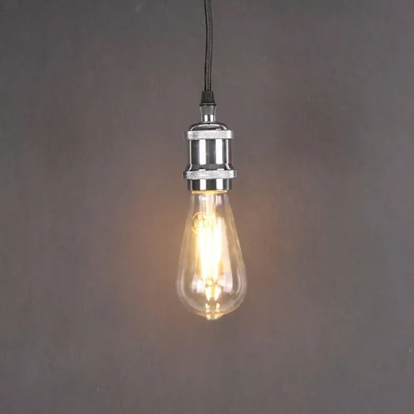 Cavo di alimentazione 1xE27/20W/230V cromo