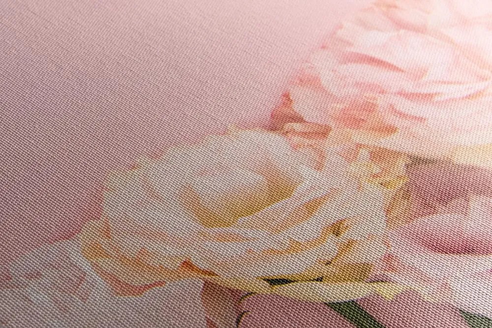 Stampa su tela – Fiori fioriti pastello