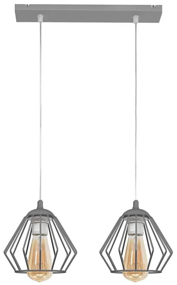 Lampadario a sospensione con filo AGAT 2xE27/15W/230V