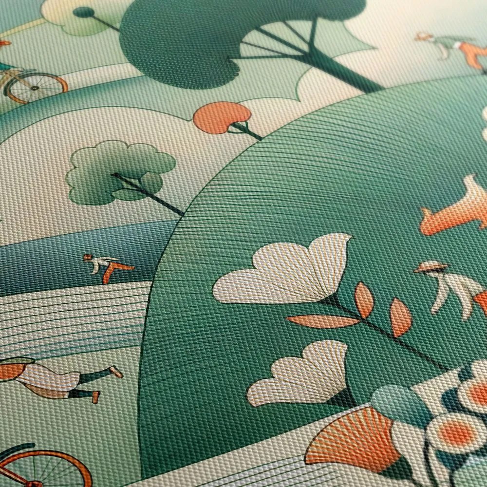 Quadro su tela – Giornata di primavera nella natura
