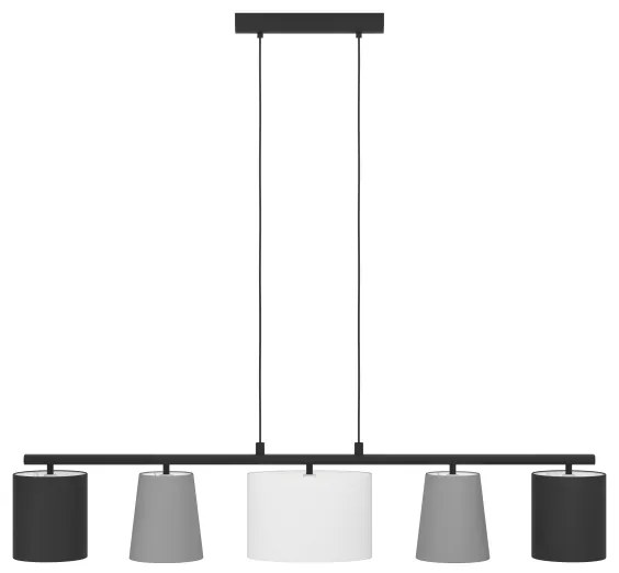 Eglo 98588 - Lampadario a sospensione con filo ALMEIDA 5xE14/25W/230V