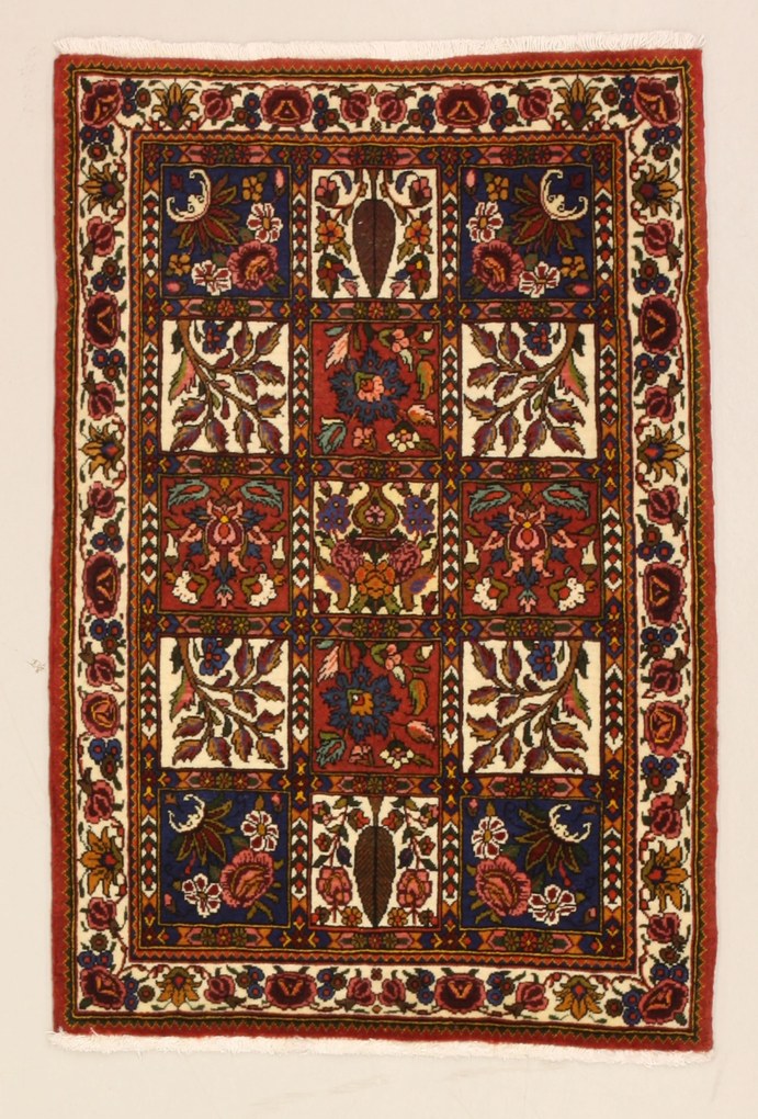 Bakhtiar Tappeto 100x70 (Iran) Annodato A Mano