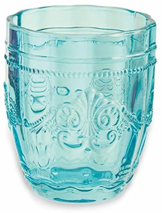 Set 6 bicchieri Acqua 325 ml - Vetro Colori Misti - Decoro