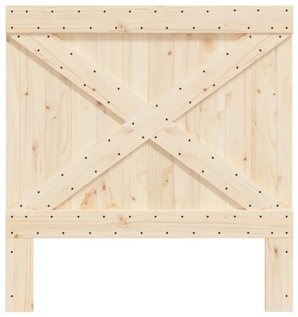 Testiera 100x104 cm in legno massello di pino