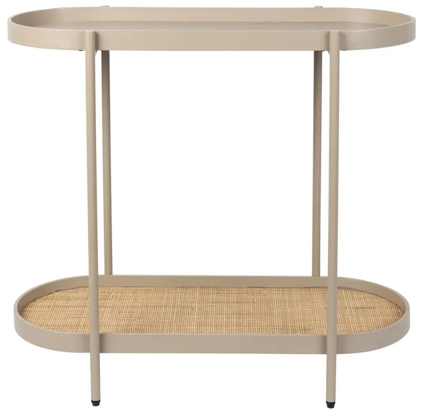 Tavolo consolle beige 39x85 cm Amaya – White Label