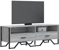 Mobile Porta TV Grigio Sonoma 122x34x41cm in Legno Multistrato 848582