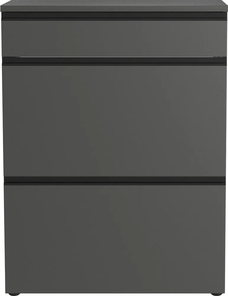 Scarpiera color antracite 80x107x29 cm Baldone – Germania