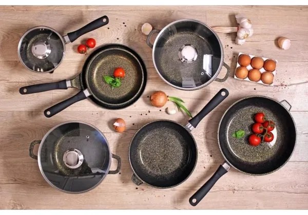 Padella profonda KITCHISIMO 28 cm nera