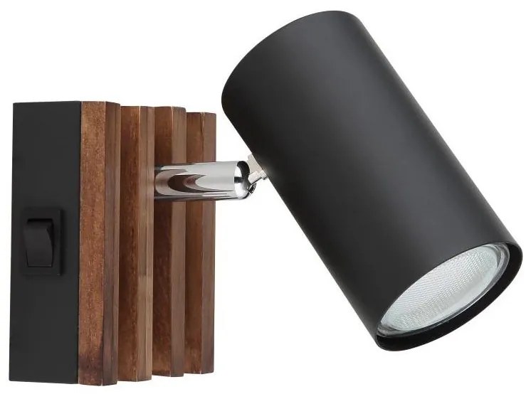 Globo 57909-1 - Faretto da parete KAYDEN 1xGU10/25W/230V nero